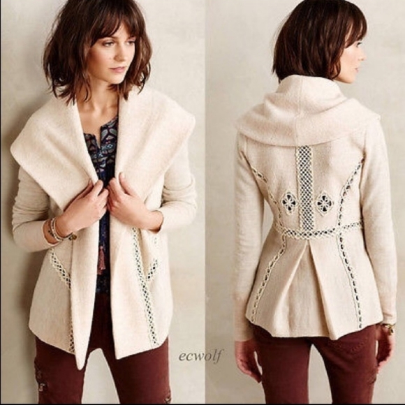 Anthropologie Angels of the North Sweaters - Anthropologie Angels of the North Soutache Jacket